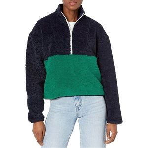 NWT Sincerely Jules For Bandier Pullover Holly Half Zip  Sherpa Jacket Sz 1X